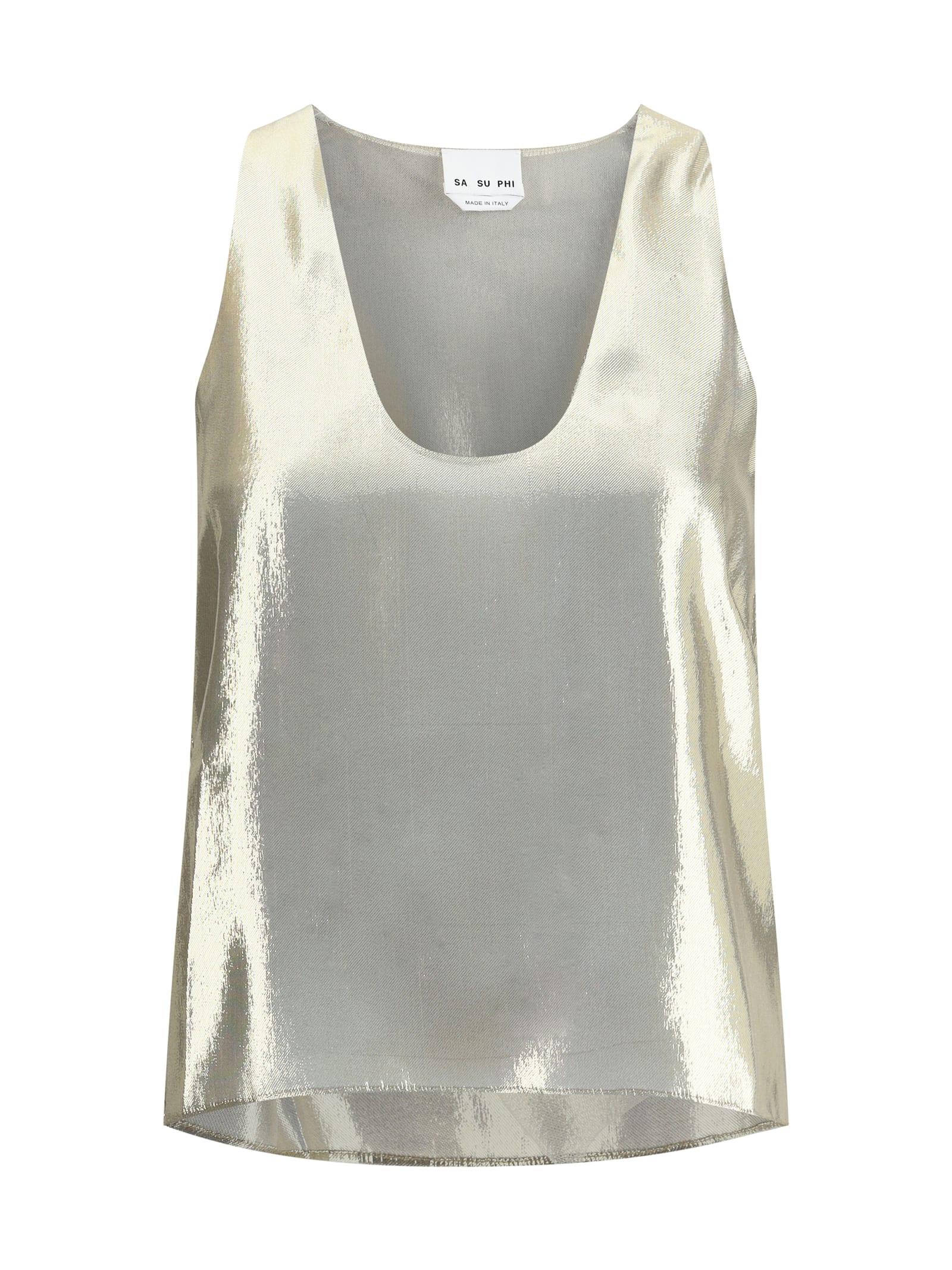 sa su phi sleevless top