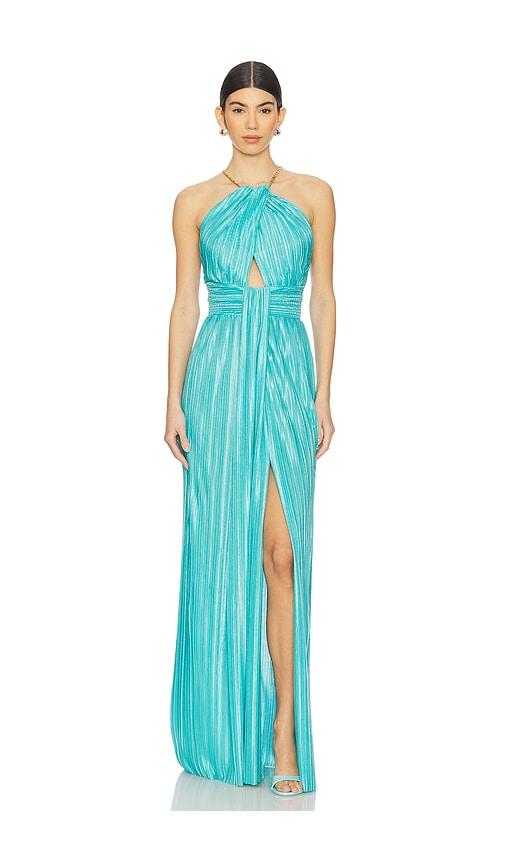 sabina musayev sophia dress in blue.