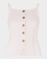 sabina tailored button-down top