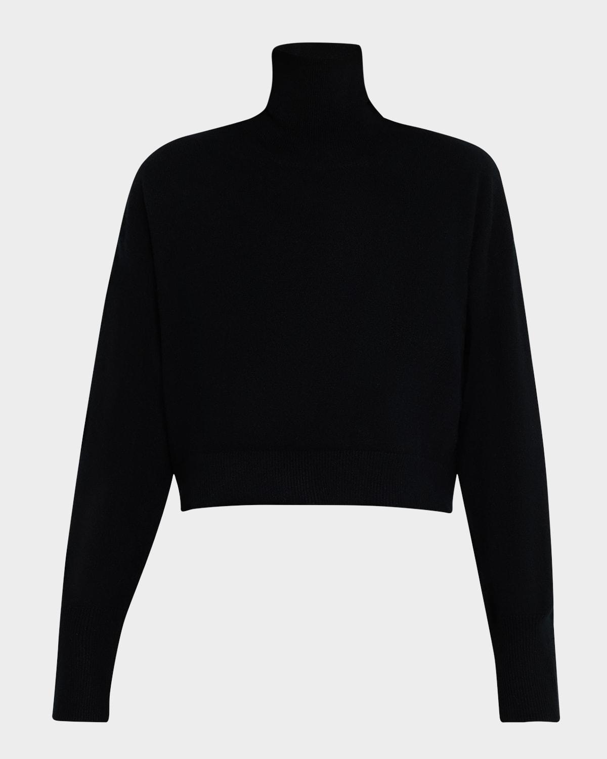 sable cashmere turtleneck sweater