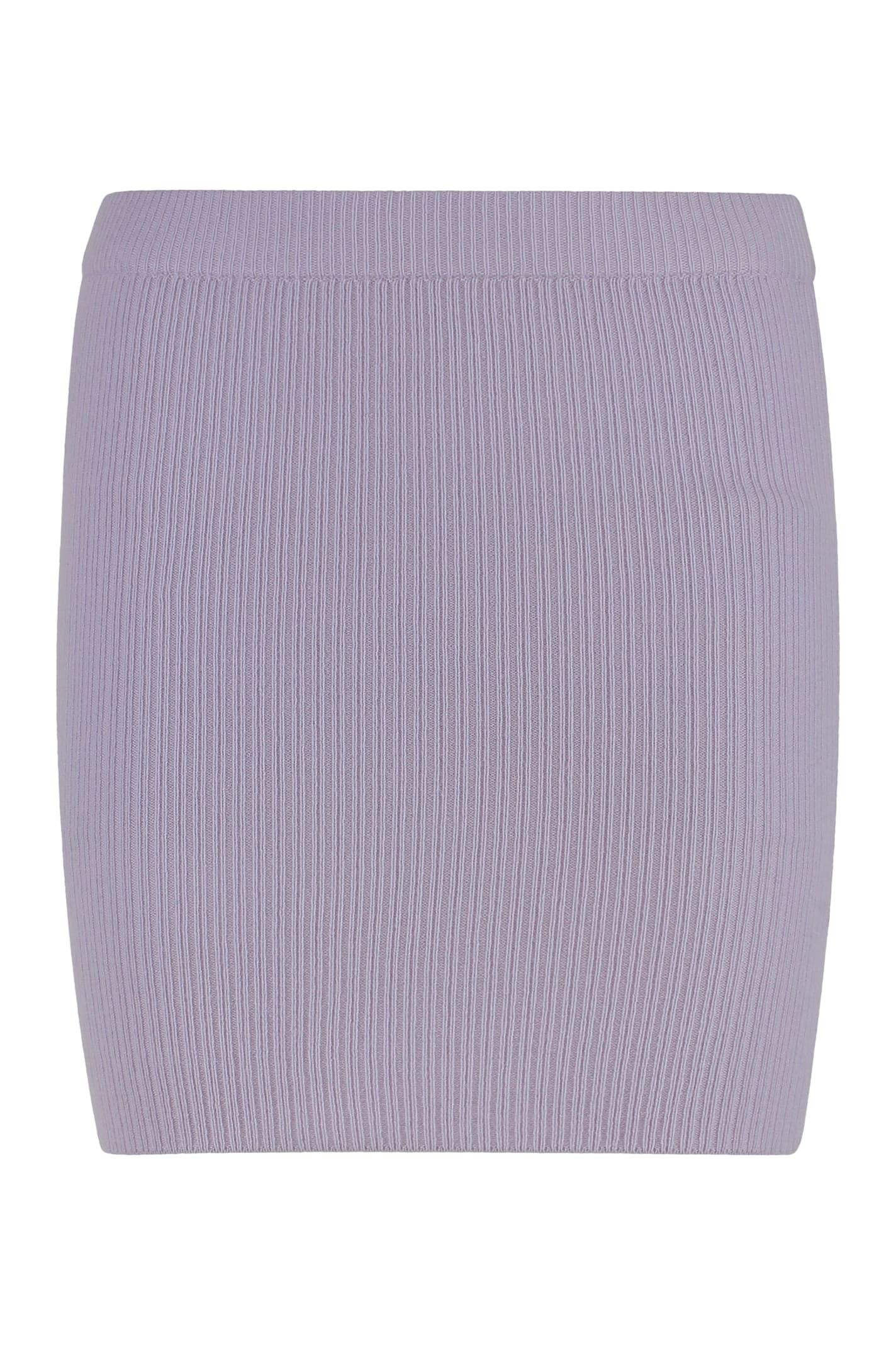 sablyn knitted mini skirt