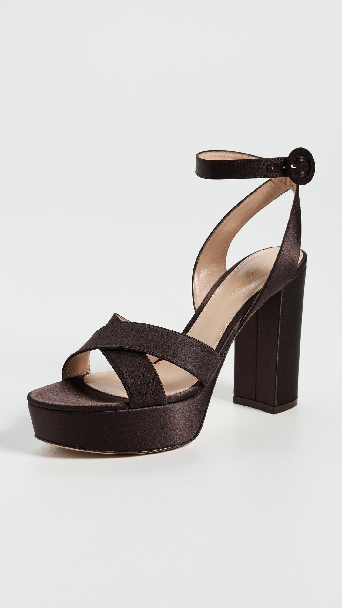 sabrina satin heeled sandals