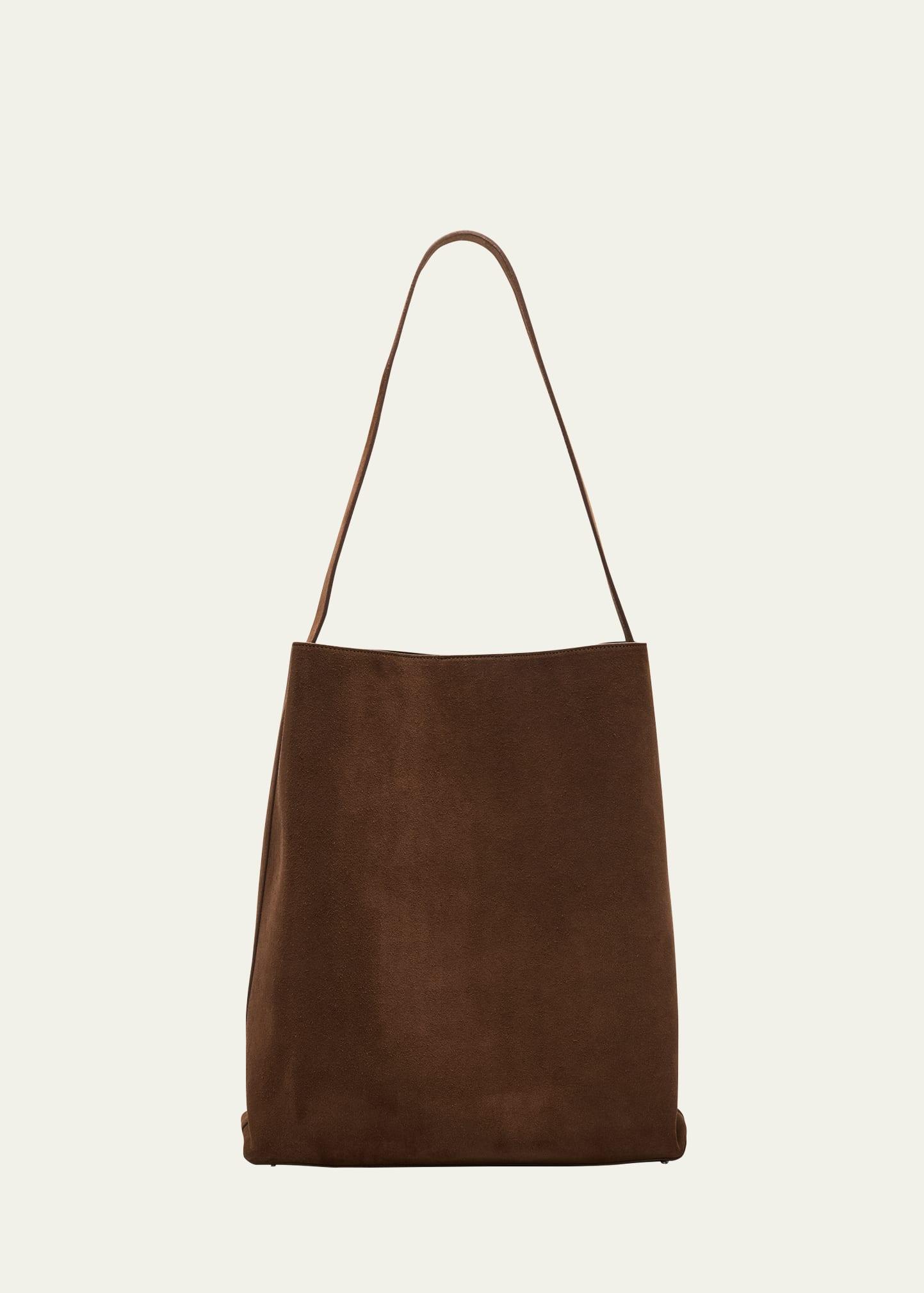 sac calfskin suede shoulder bag