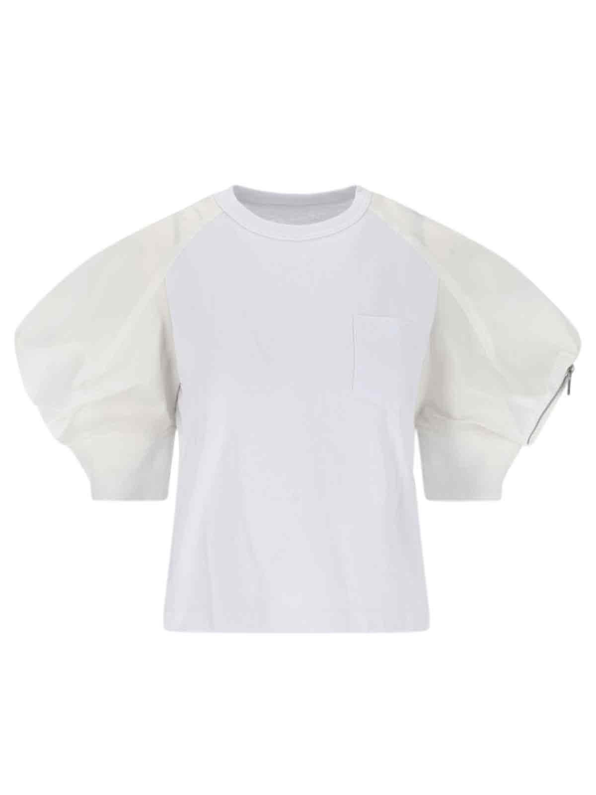 sacai balloon sleeve t-shirt
