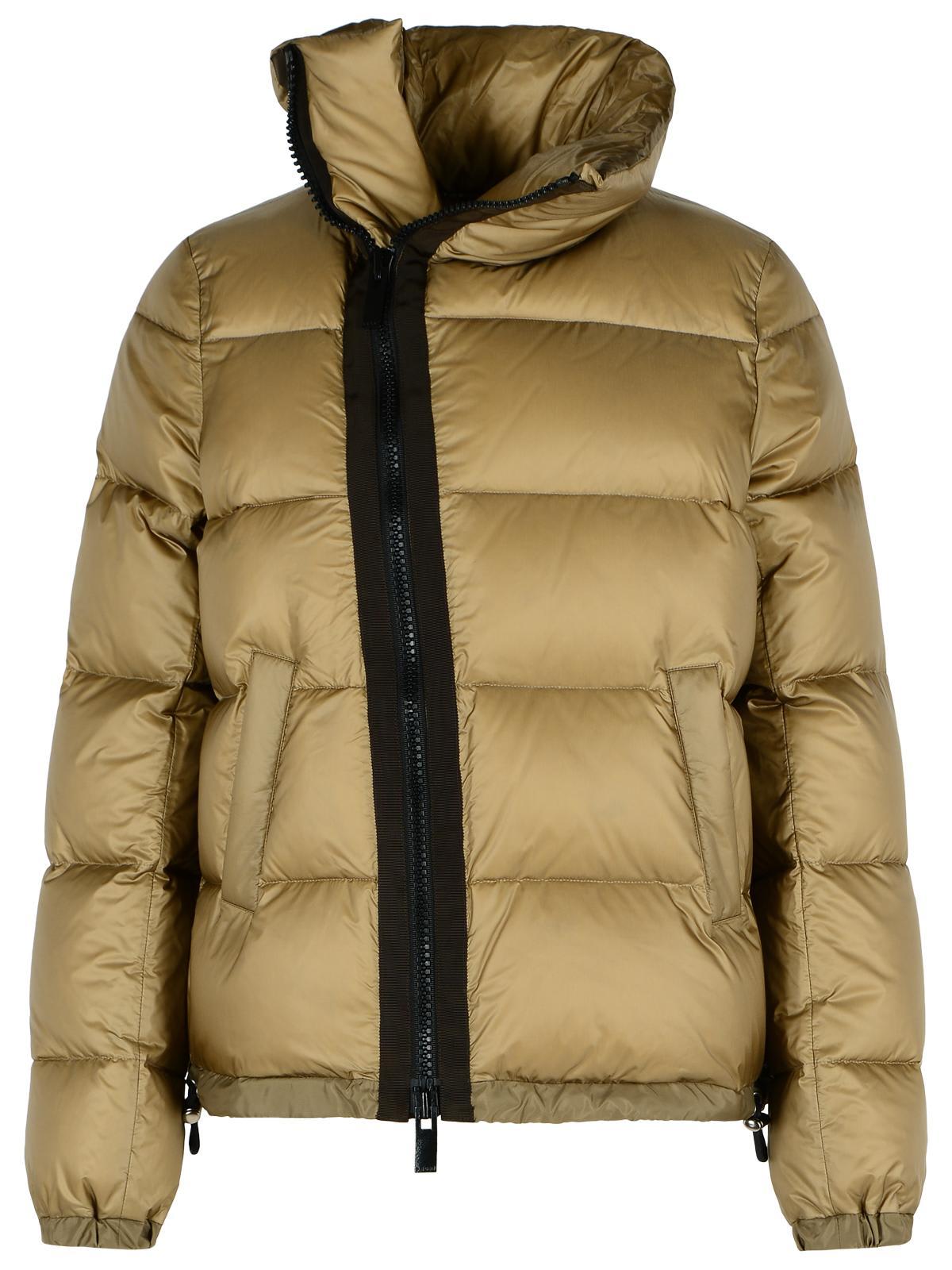 sacai beige polyamide down jacket