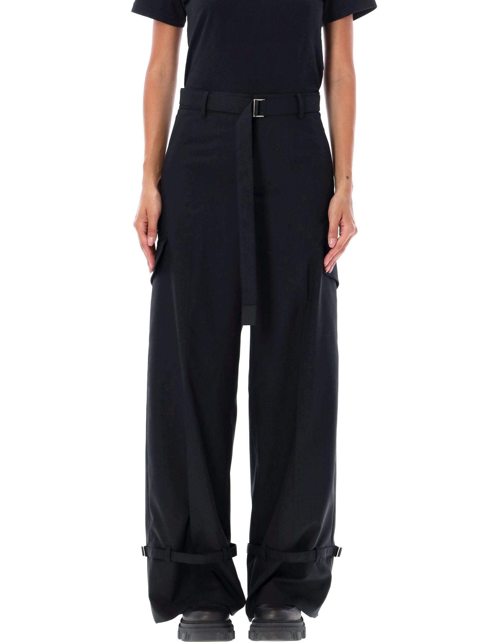 sacai cargo pant wool suiting
