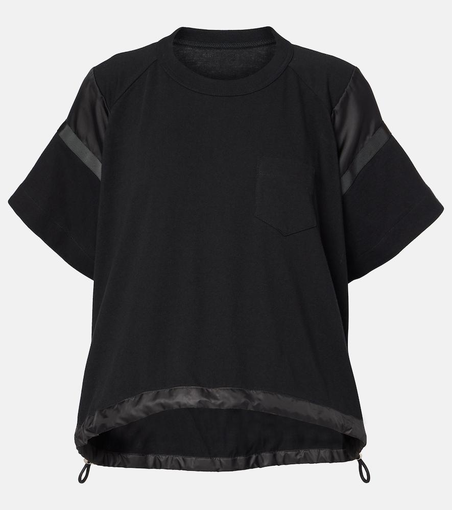 sacai cotton jersey t