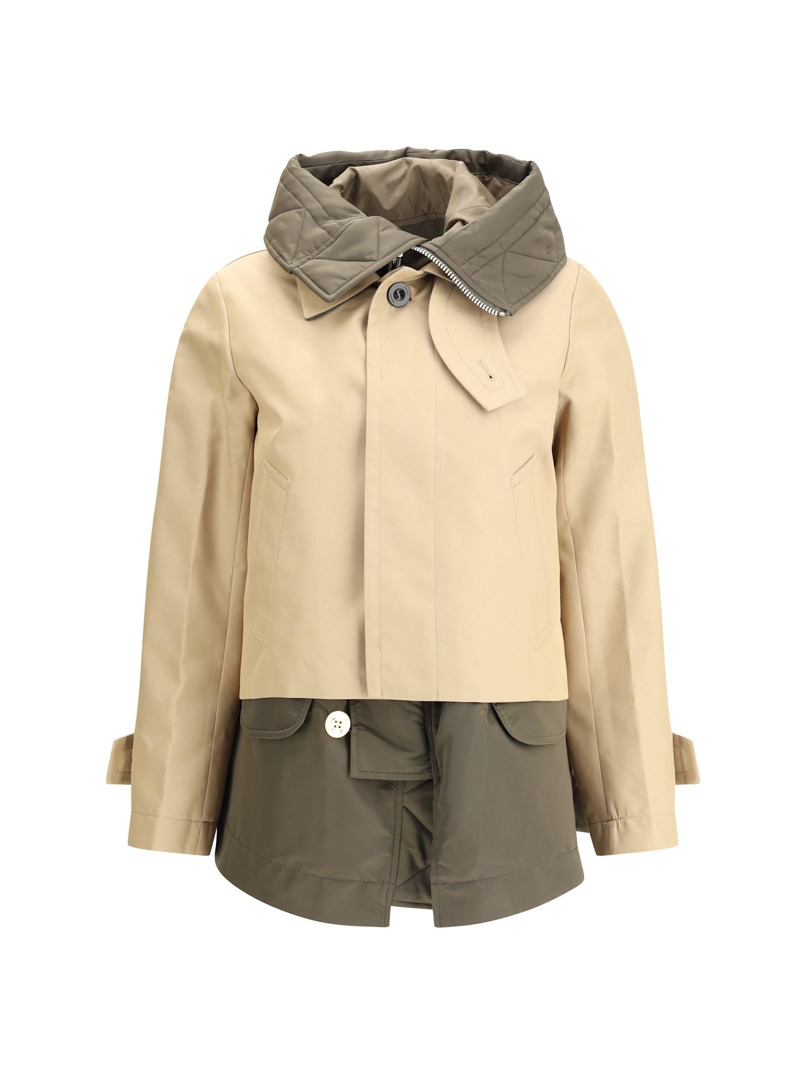 sacai cotton short jacket