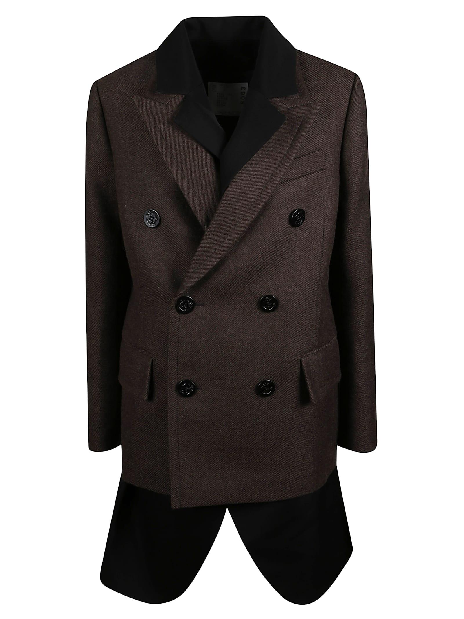 sacai double-faced blazer