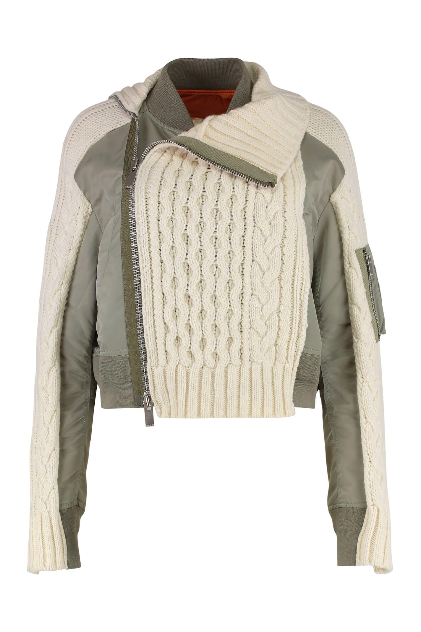 sacai full zip jacket