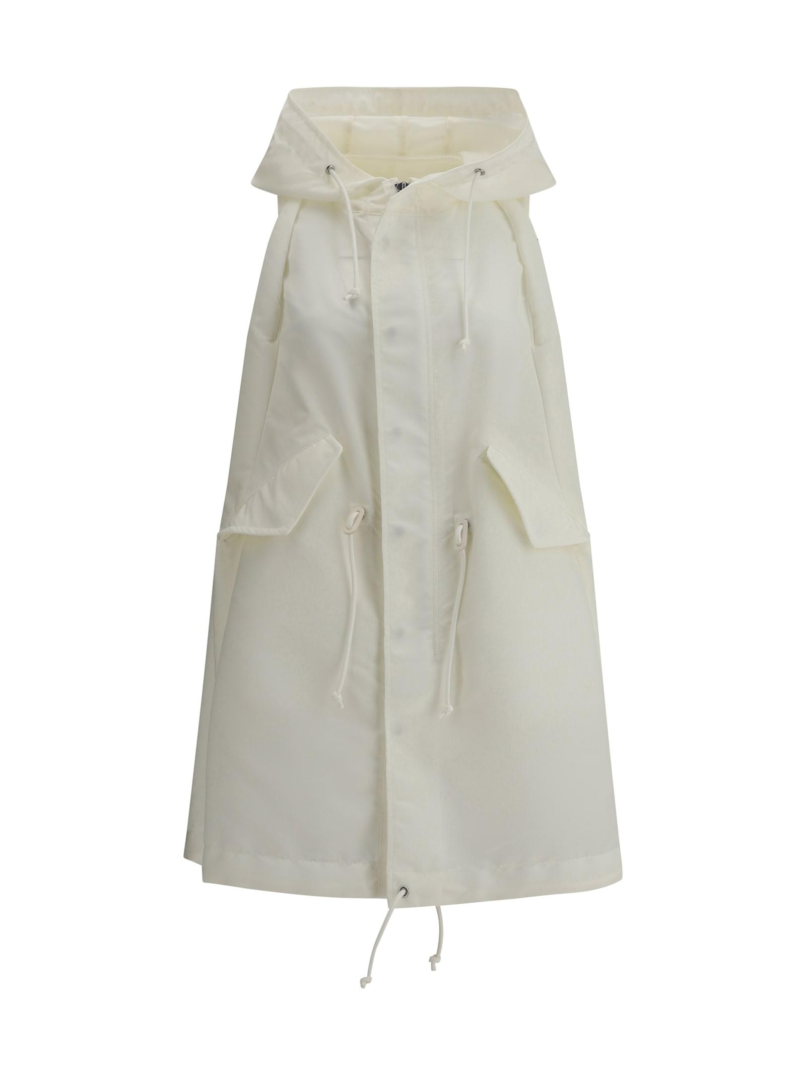 sacai long vest with hood