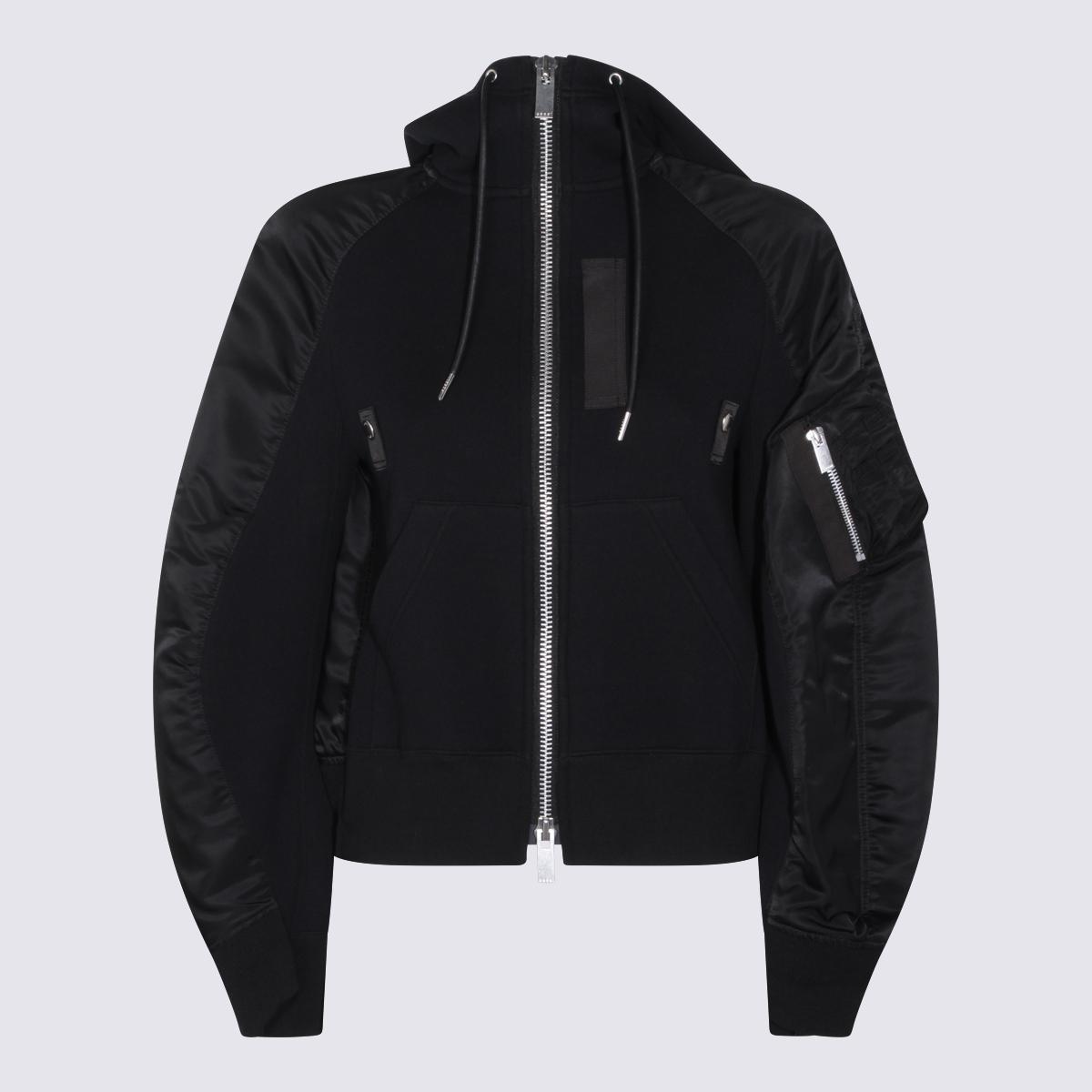 sacai sweaters black _co pl - women