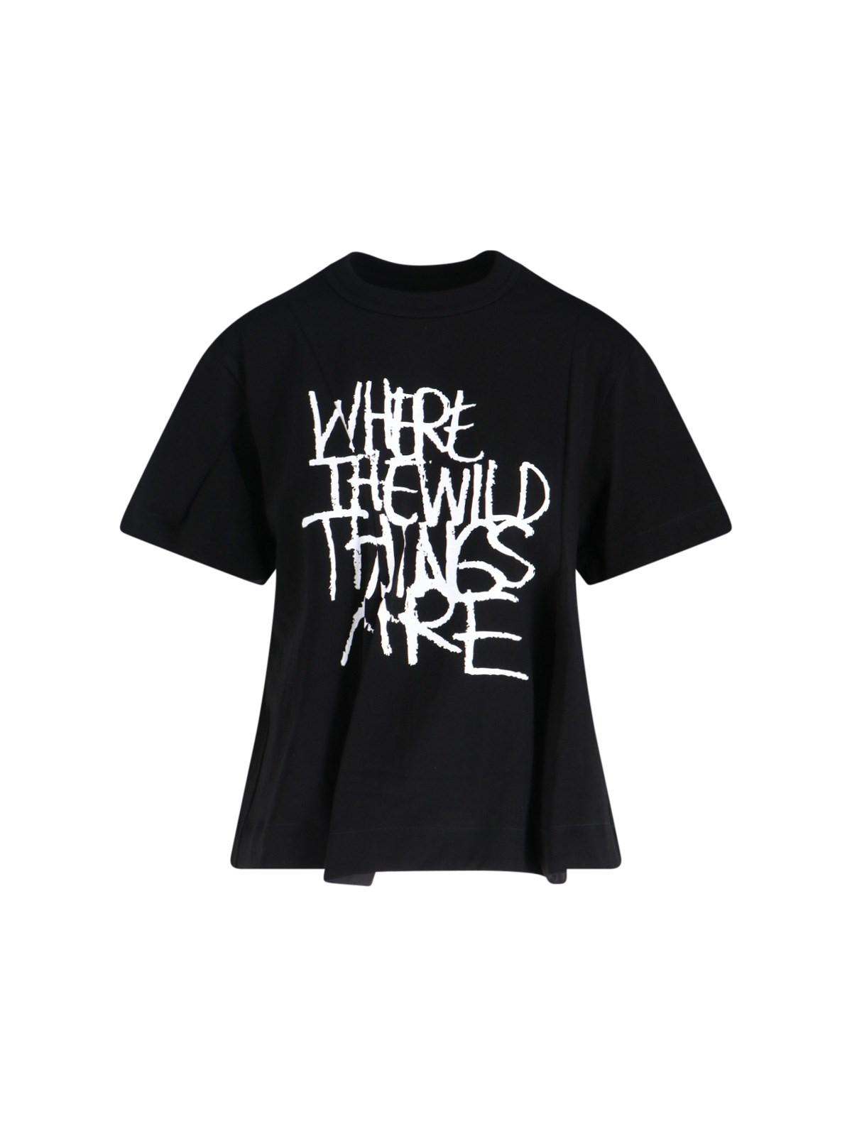 sacai t-shirt "where the wild things are"
