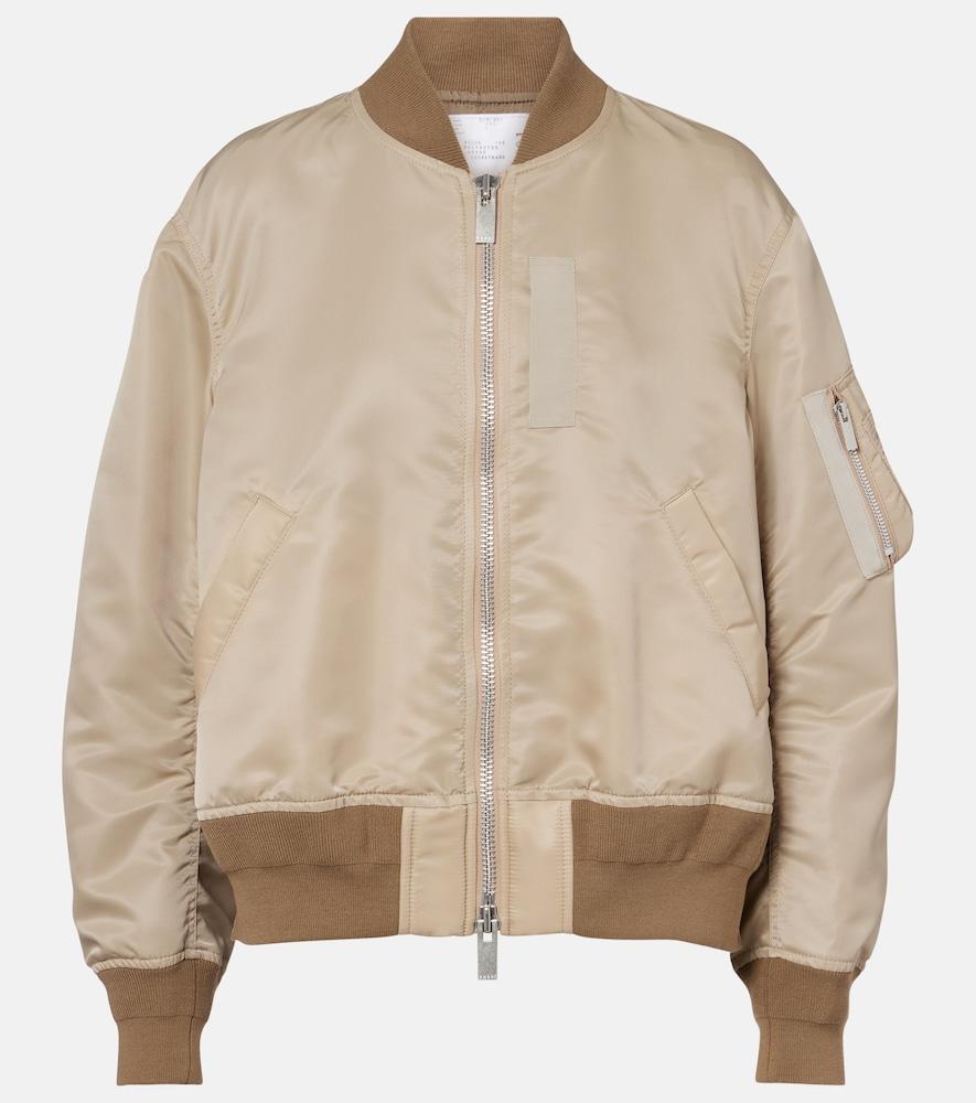 sacai twill blouson