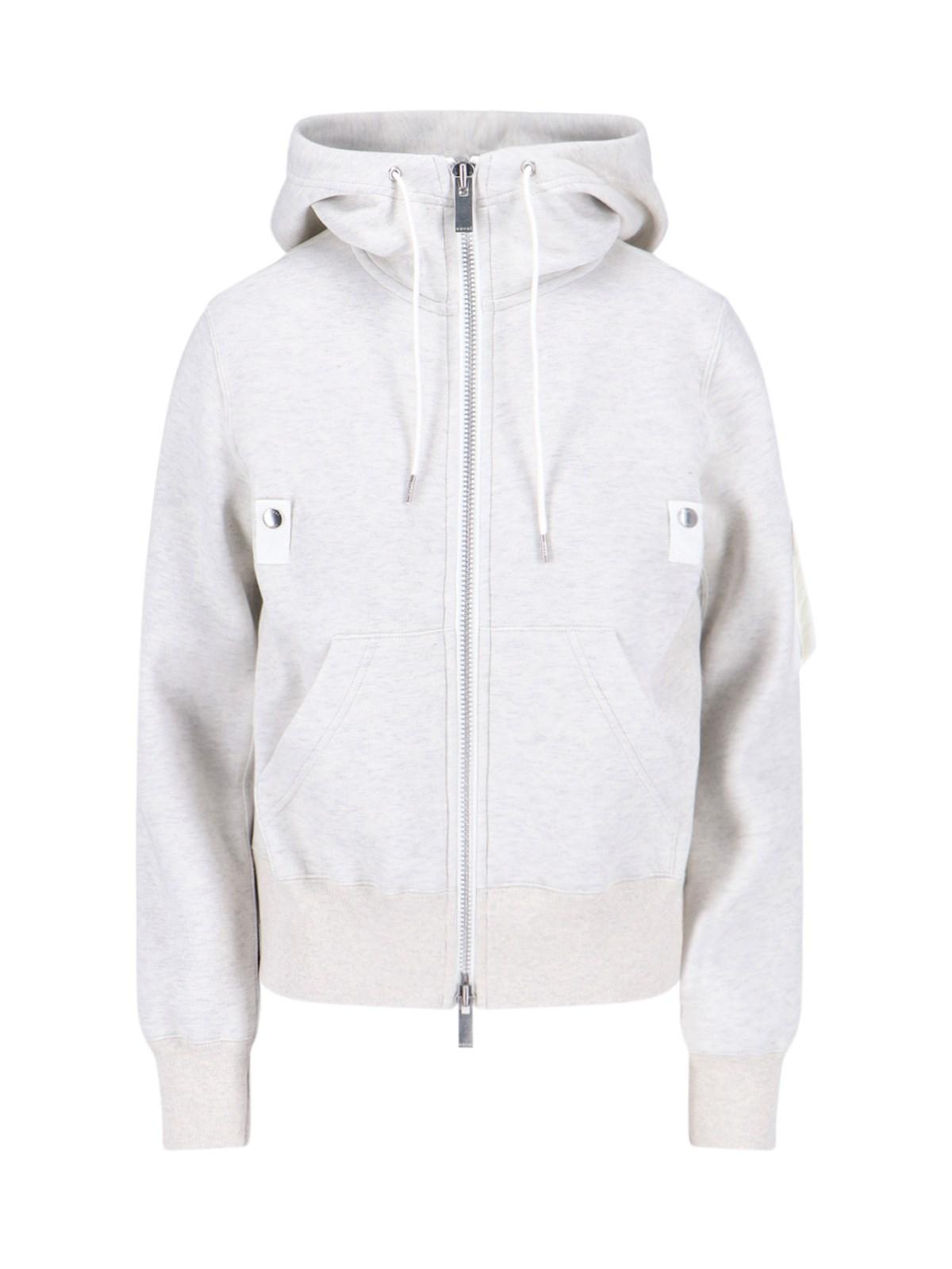 sacai zip sweatshirt