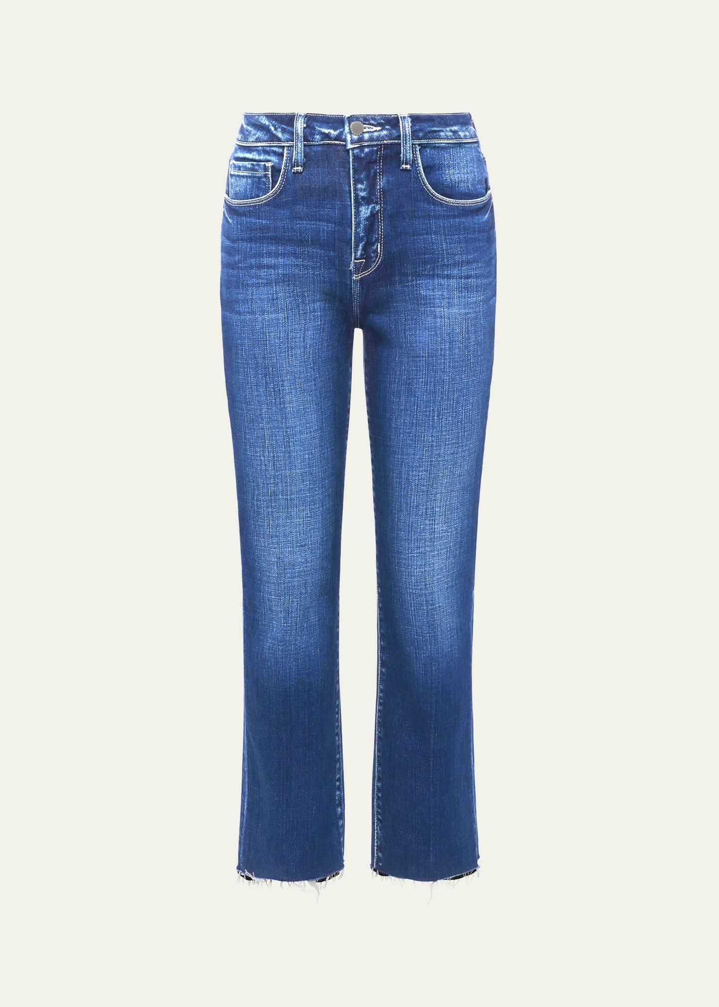 sada high rise slim crop jeans