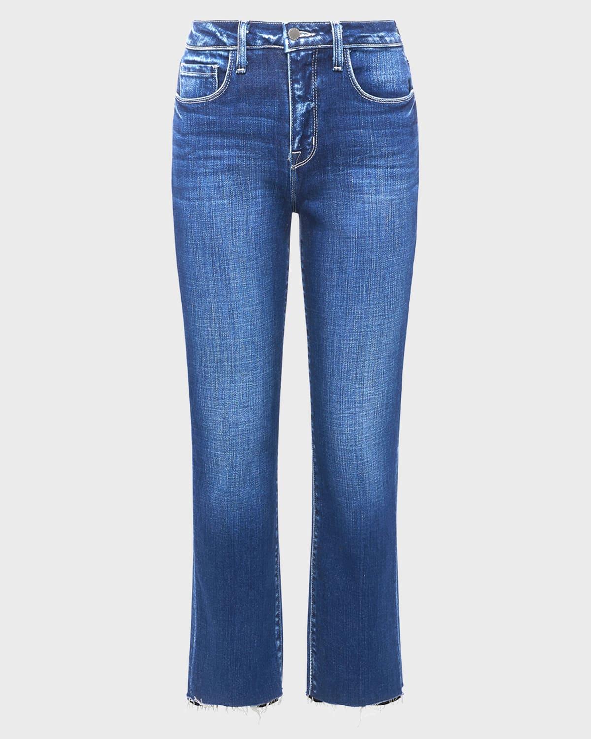 sada high rise slim crop jeans