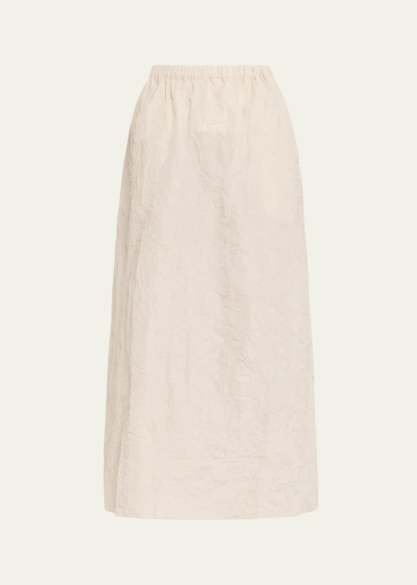 sadie crinkle a-line maxi skirt