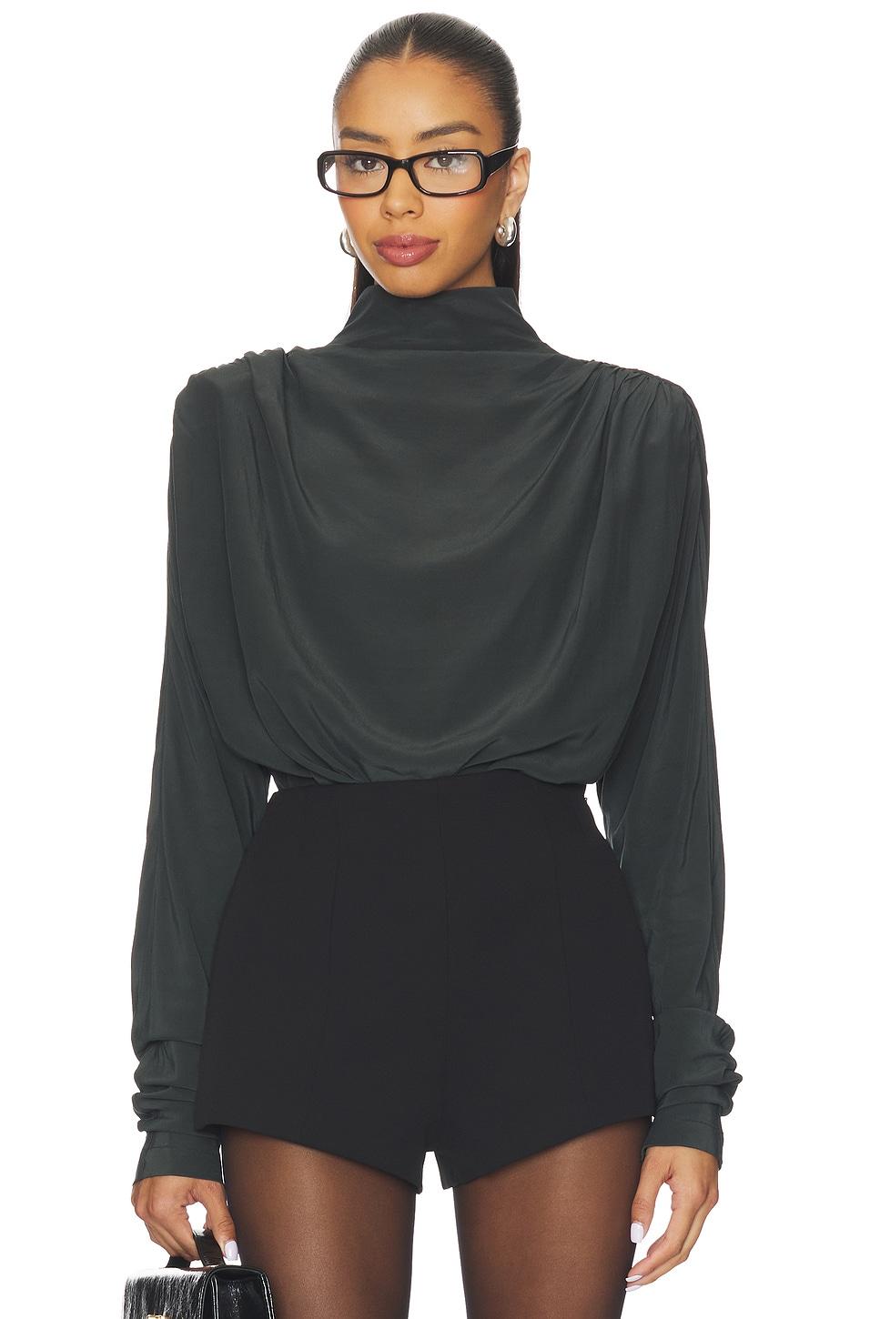 saeunn drape neck blouse