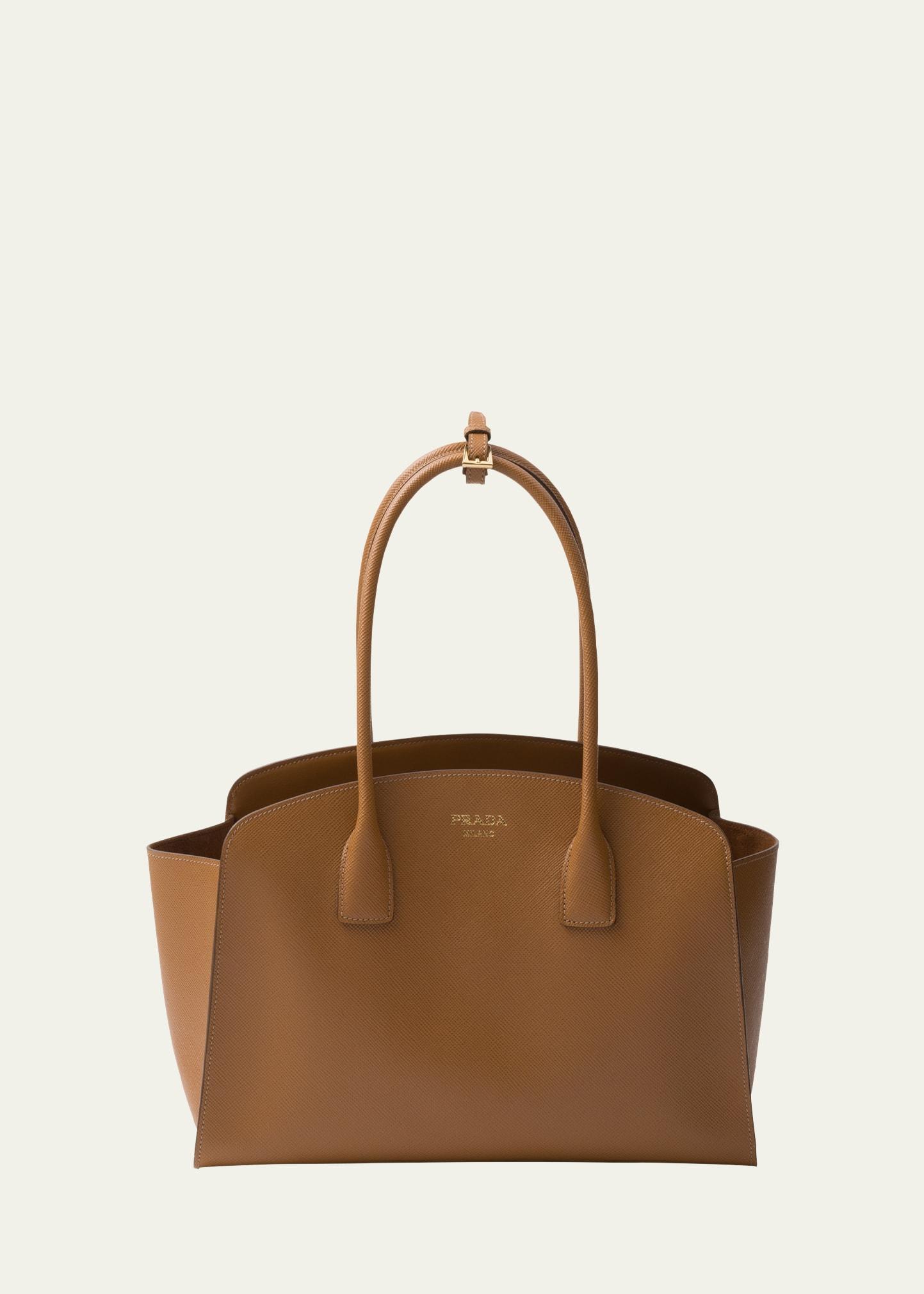 saffiano leather shoulder bag