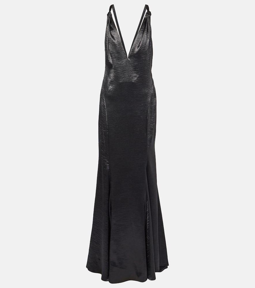 safiyaa asli satin gown