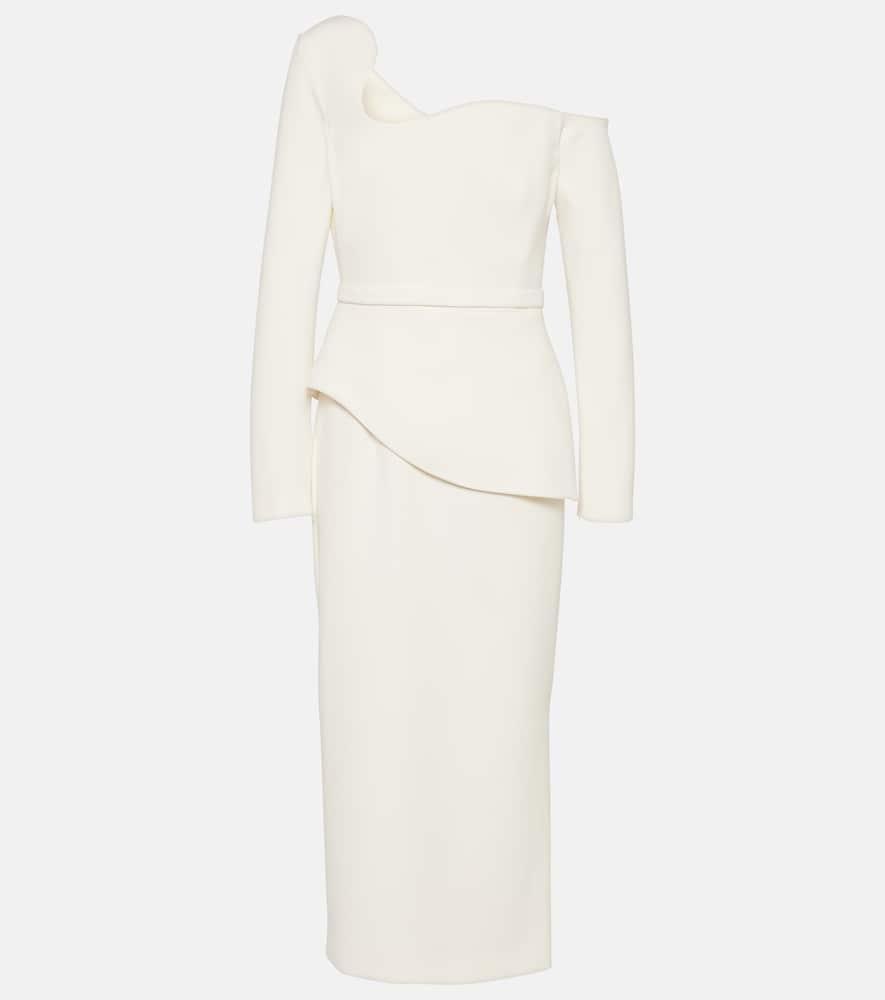 safiyaa bridal asymmetric midi dress