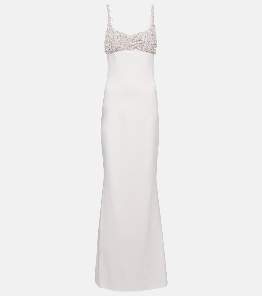 safiyaa bridal beatriz embellished crepe gown