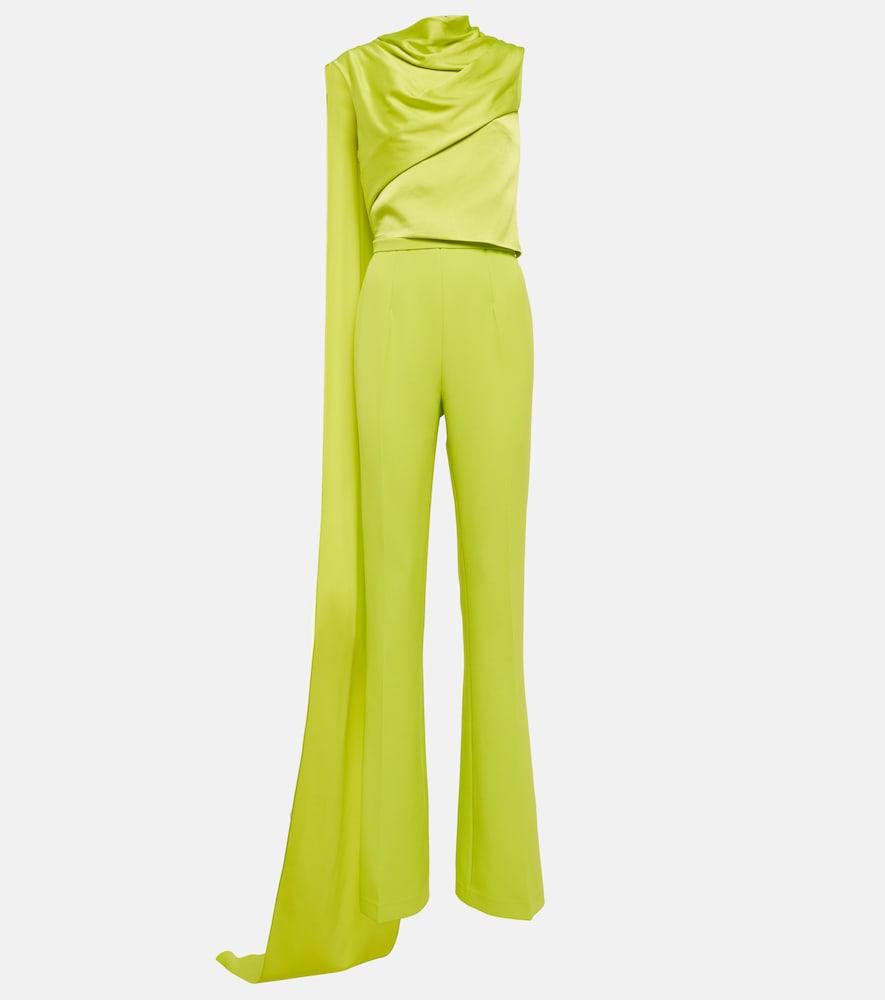 safiyaa cara crêpe jumpsuit