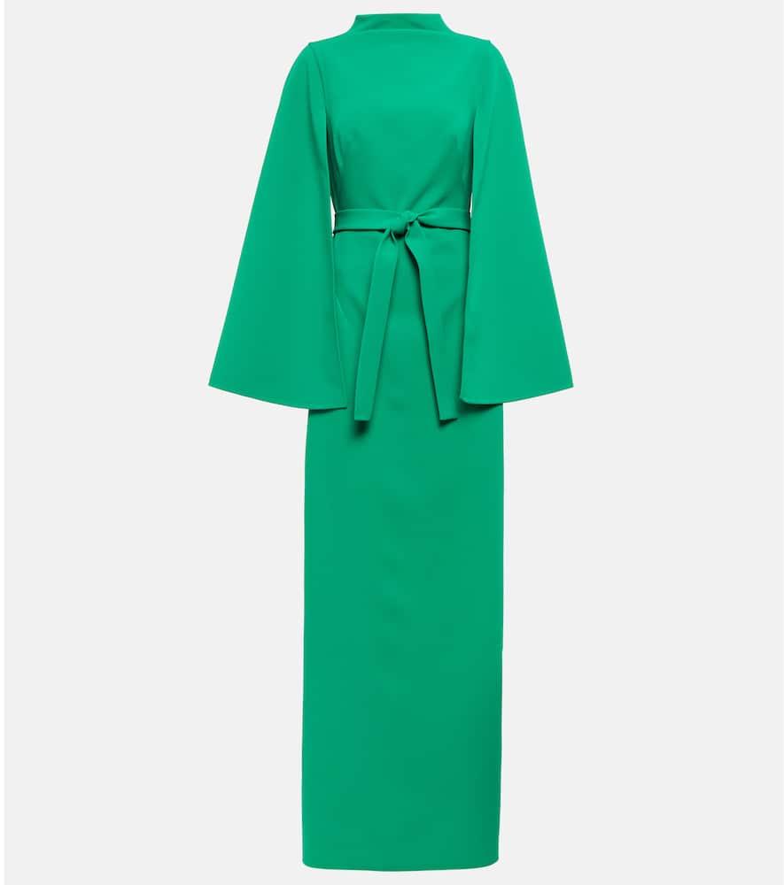 safiyaa crêpe maxi dress