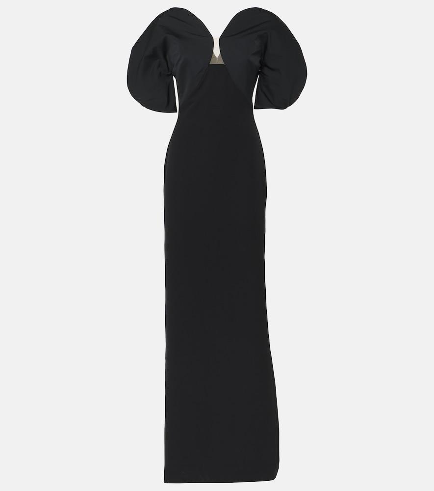 safiyaa karla crêpe gown