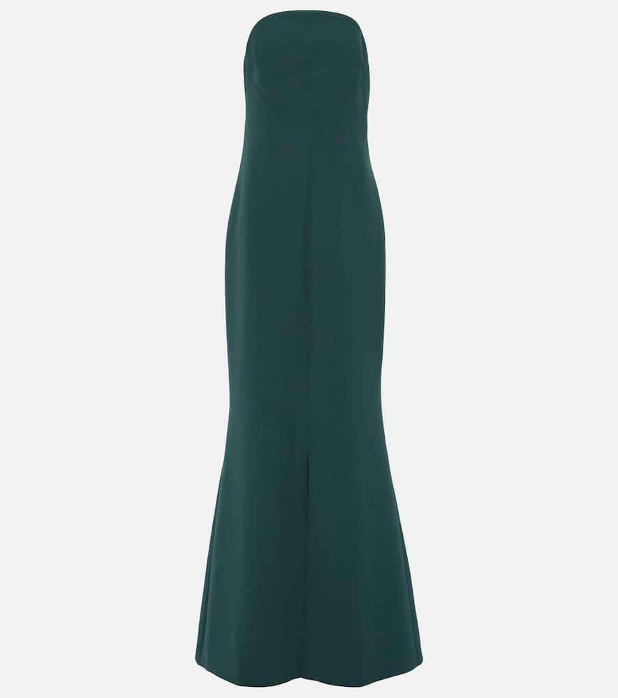 safiyaa makkari crêpe gown