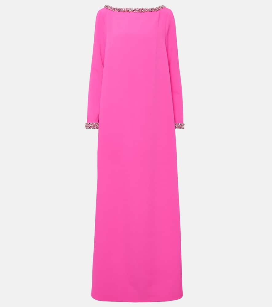 safiyaa naimal embellished crêpe gown