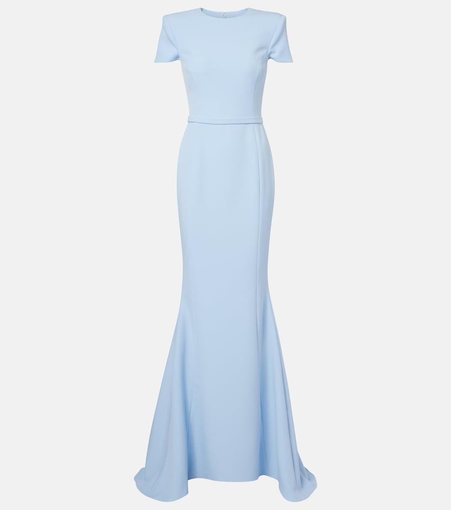 safiyaa parker crêpe gown