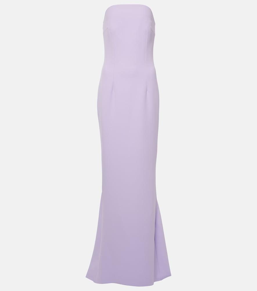 safiyaa sofie crêpe gown