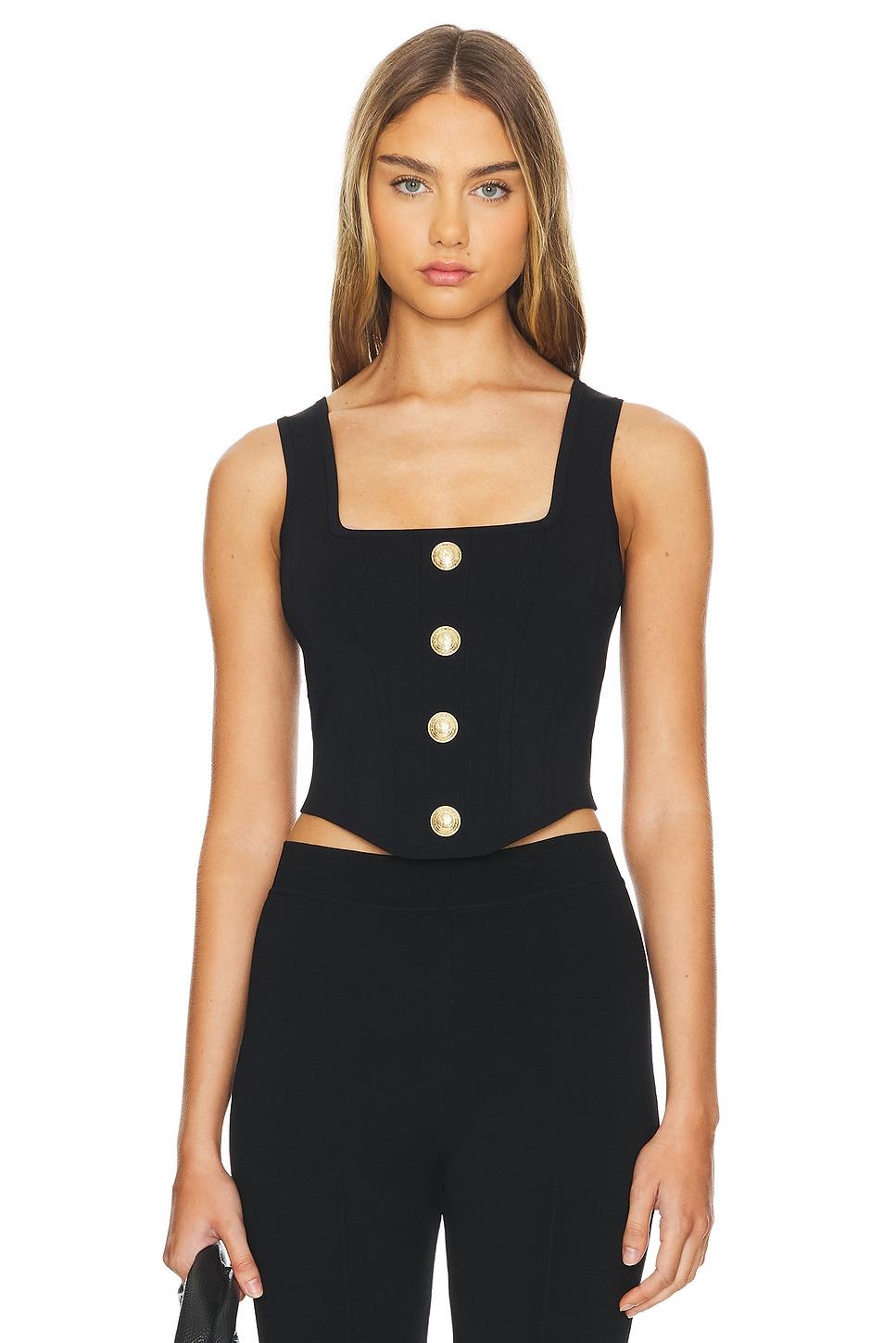 saga square neck knit