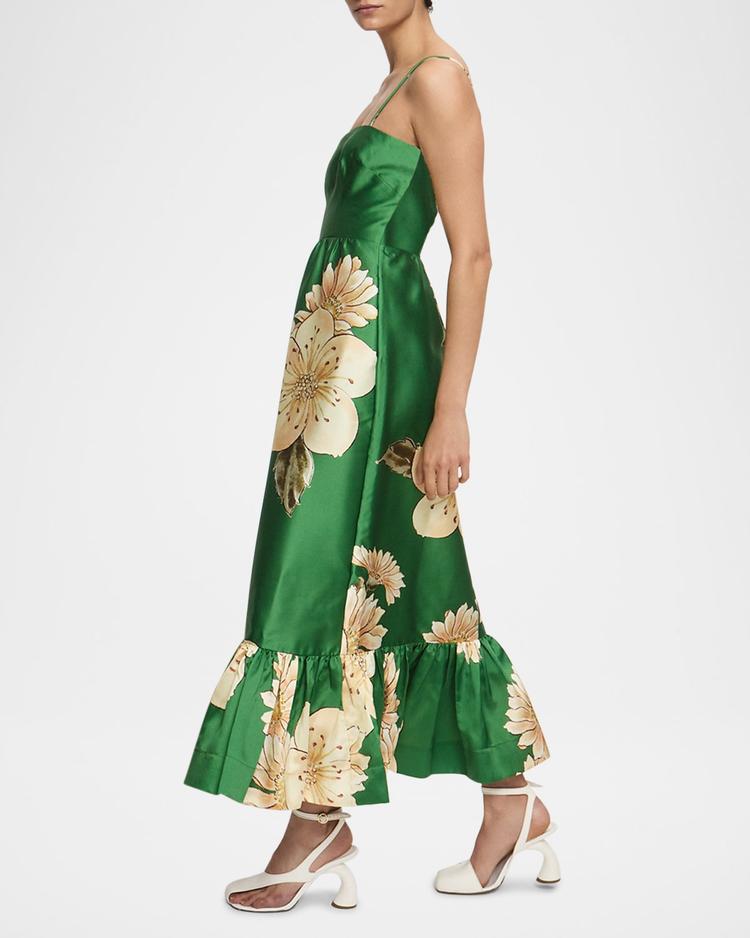 sage midi dress