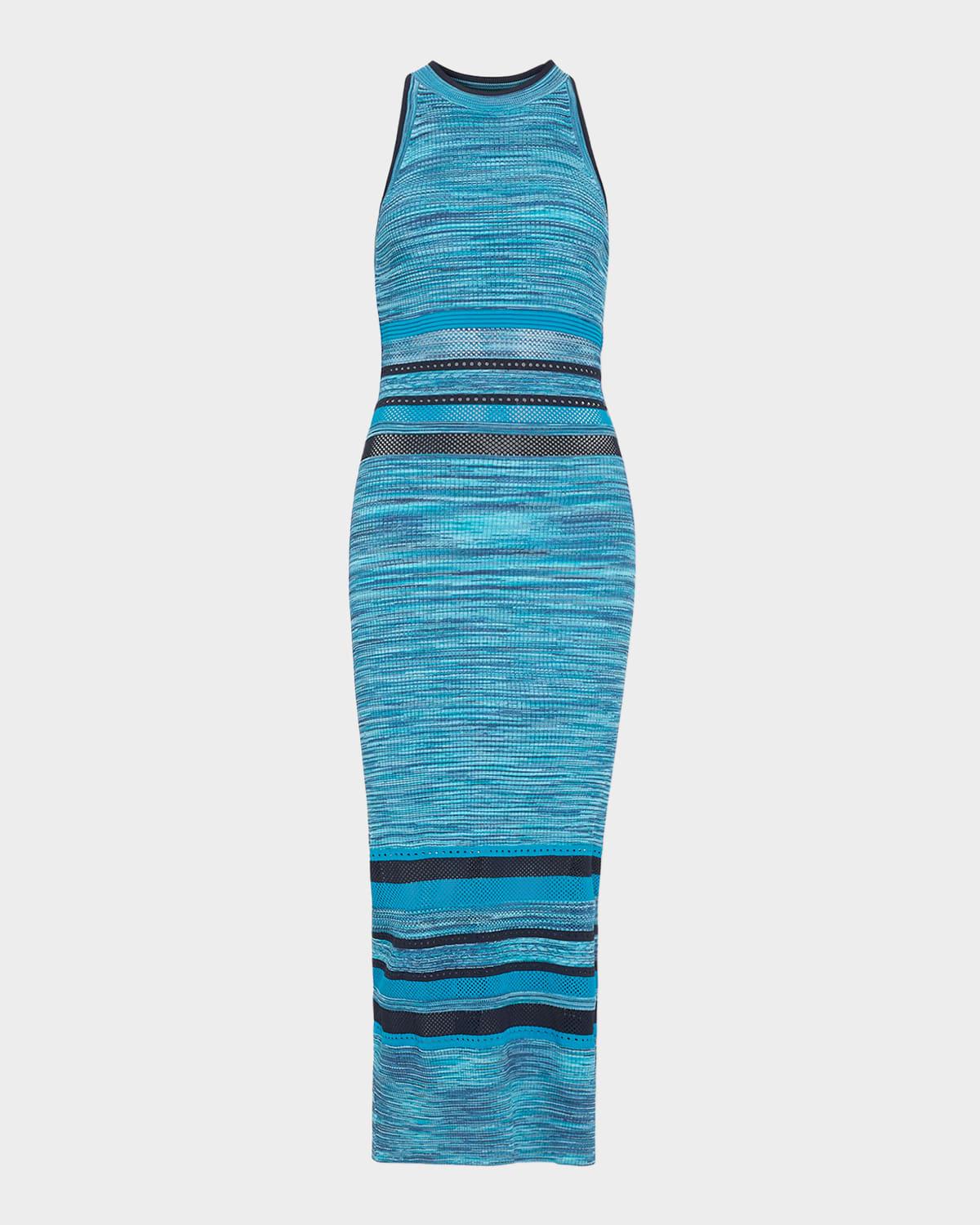 sahara spacedye midi dress