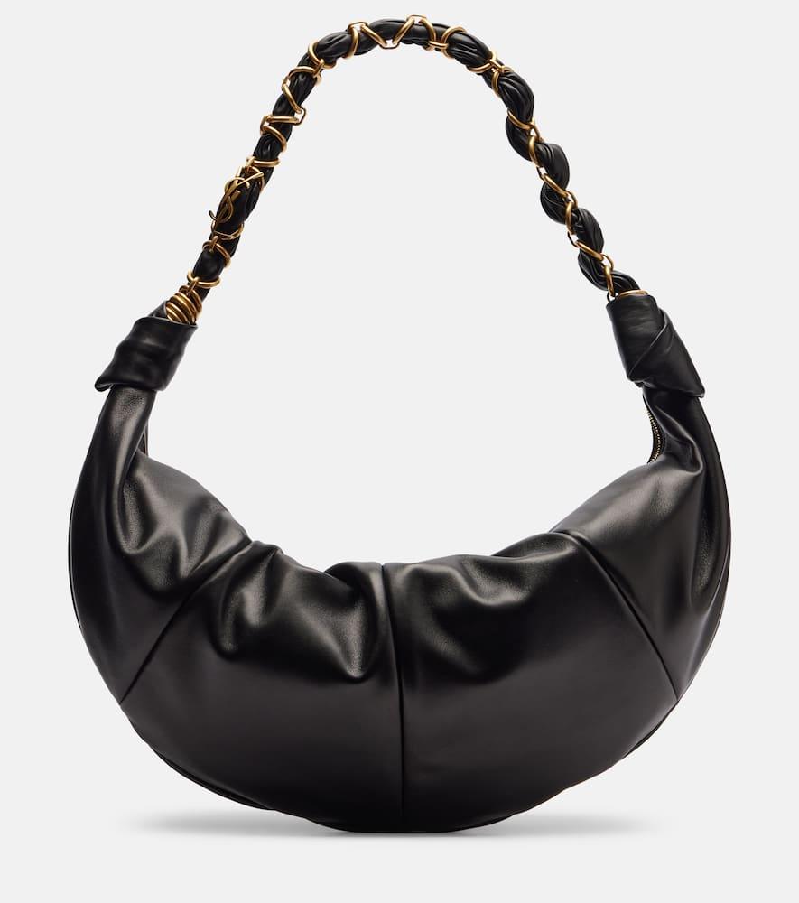 saint laurent amalia leather shoulder bag