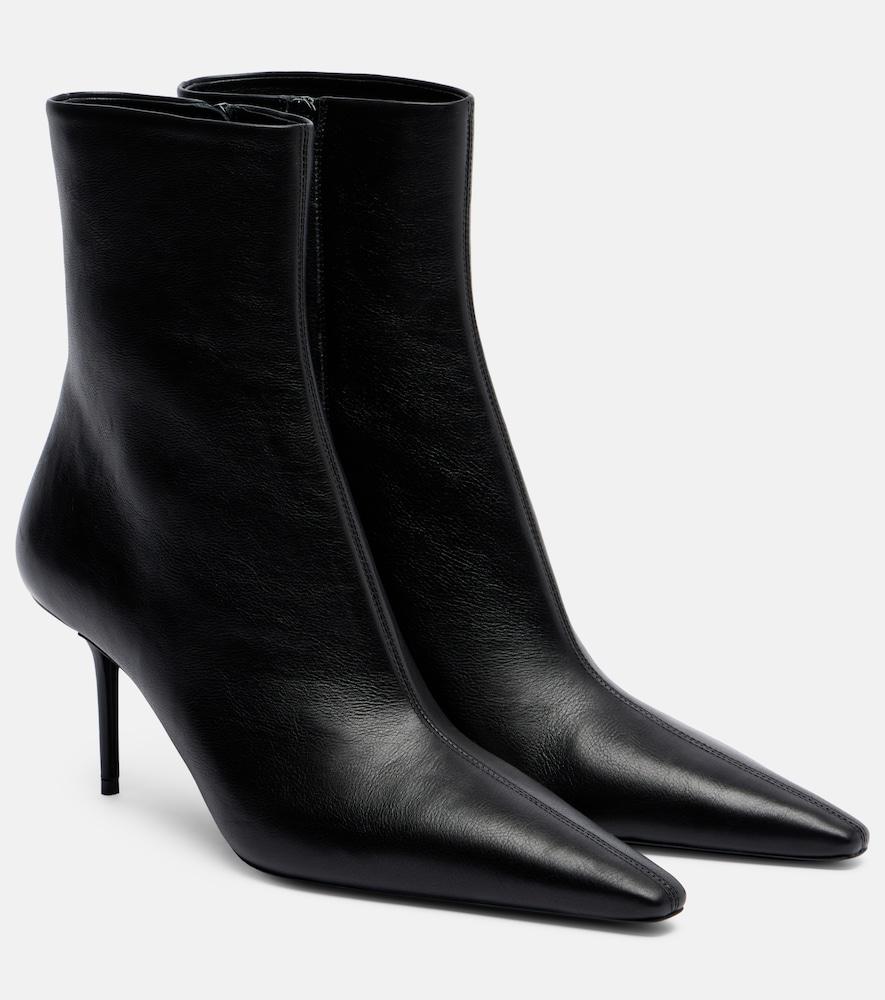 saint laurent ashley leather ankle boots