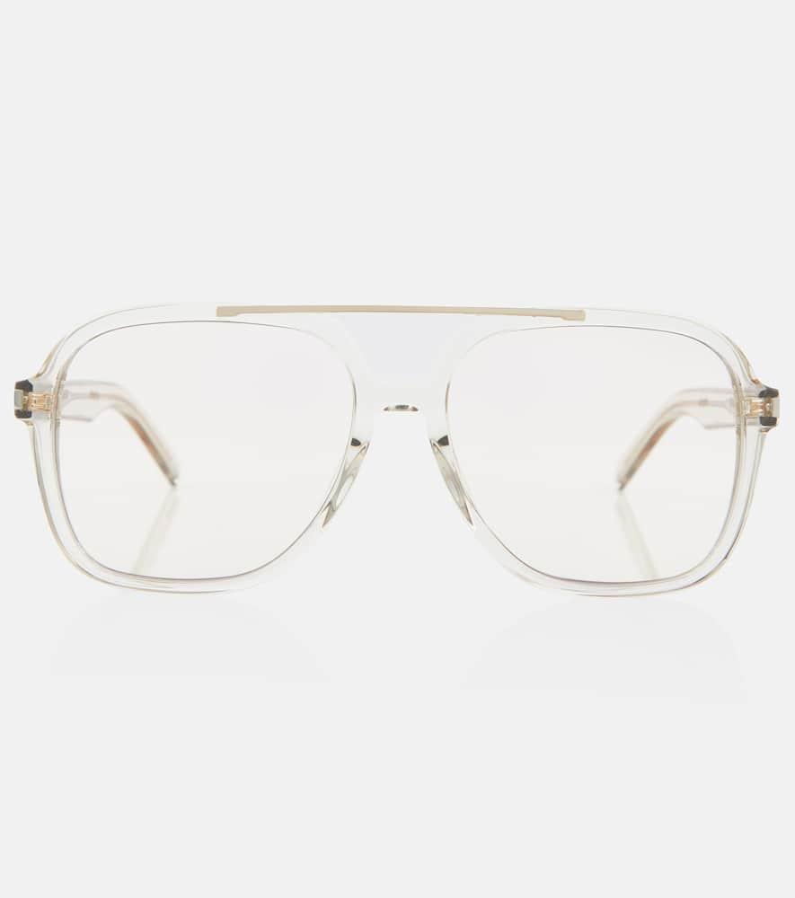 saint laurent aviator acetate sunglasses