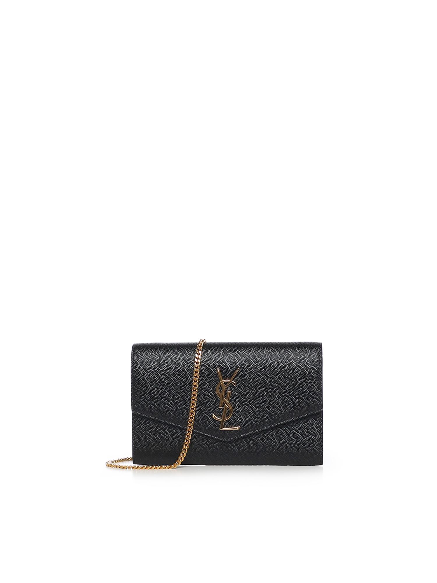 saint laurent bags black calfskin - women