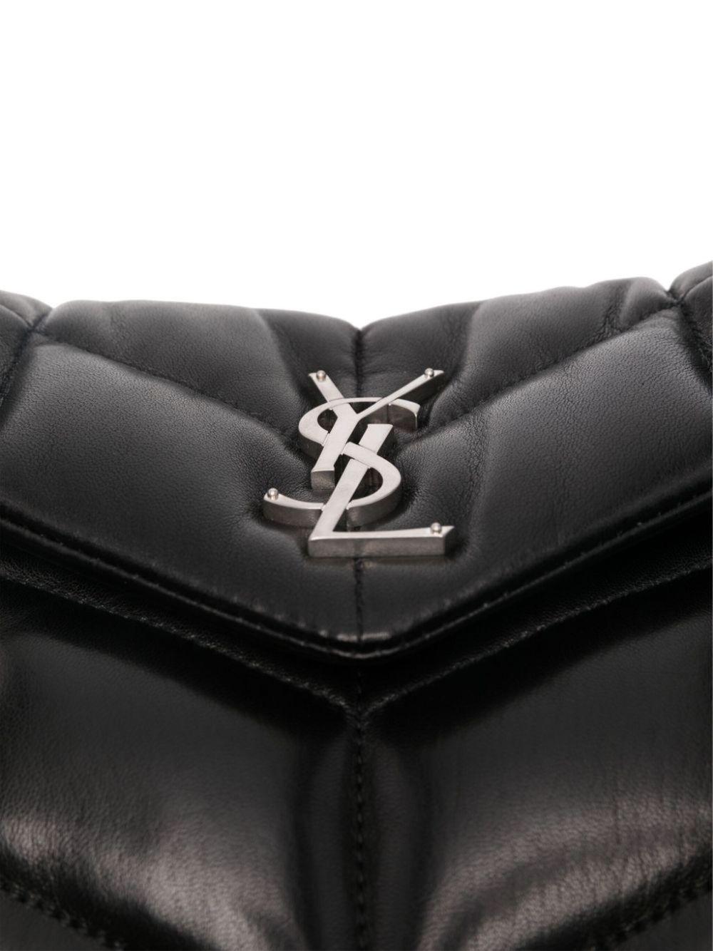 saint laurent bags black lea - women