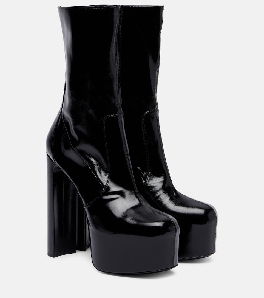 saint laurent billy 95 leather platform mid
