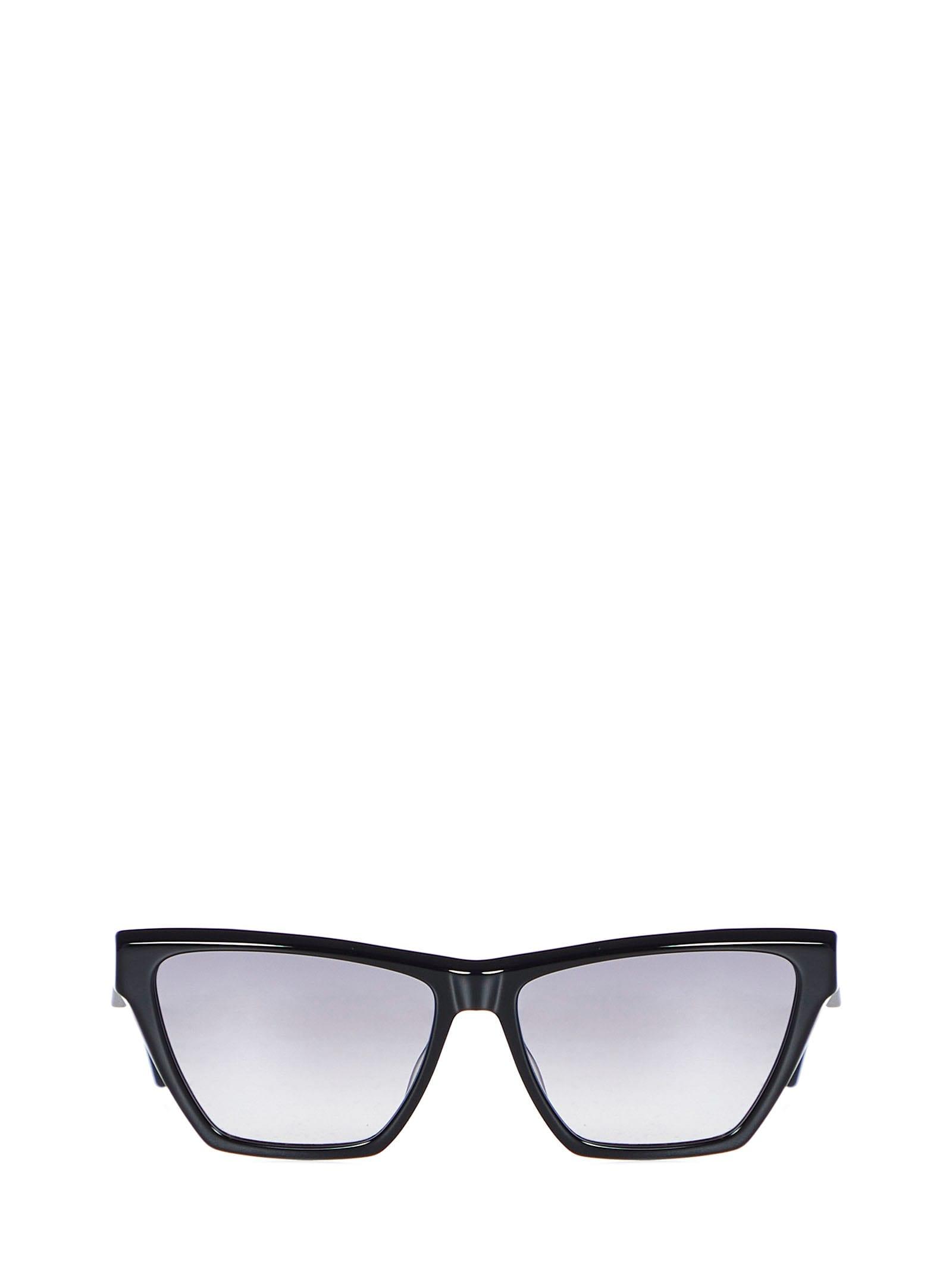 saint laurent black acetate sl m103 sunglasses