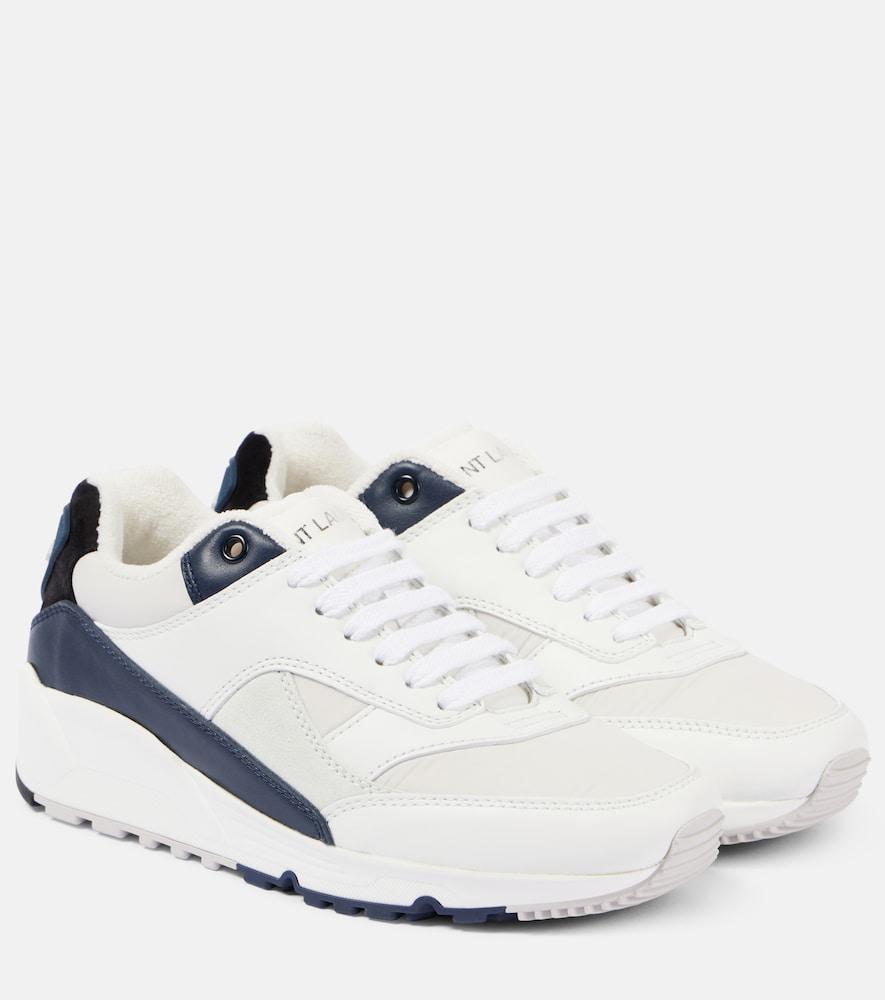saint laurent bump leather sneakers