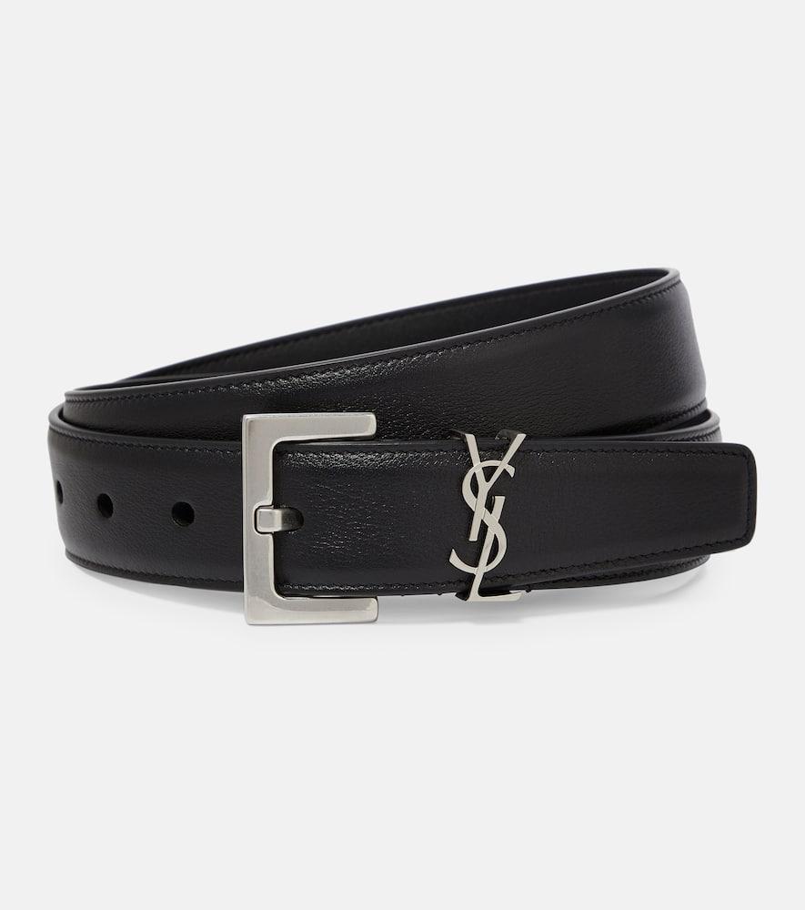 saint laurent cassandre 30 leather belt