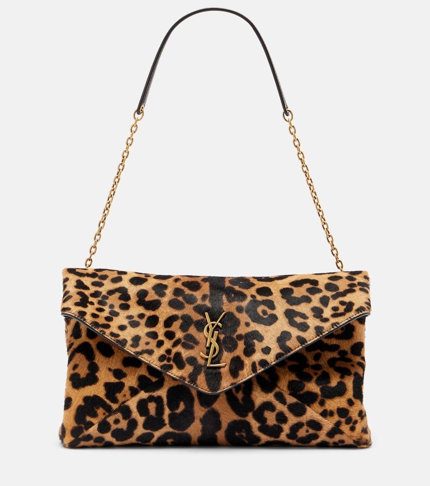 saint laurent cassandre calf hair shoulder bag