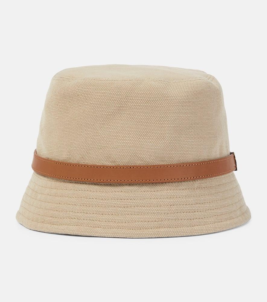 saint laurent cassandre canvas bucket hat