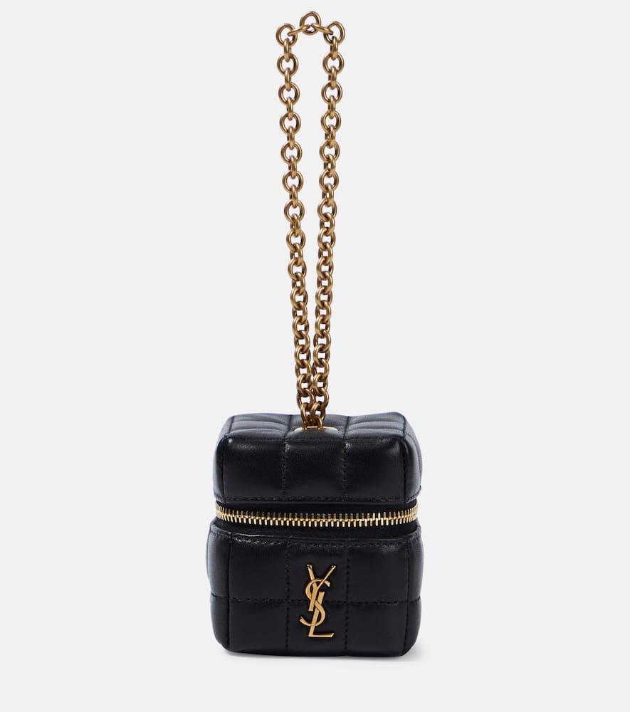 saint laurent cassandre carré mini leather box bag