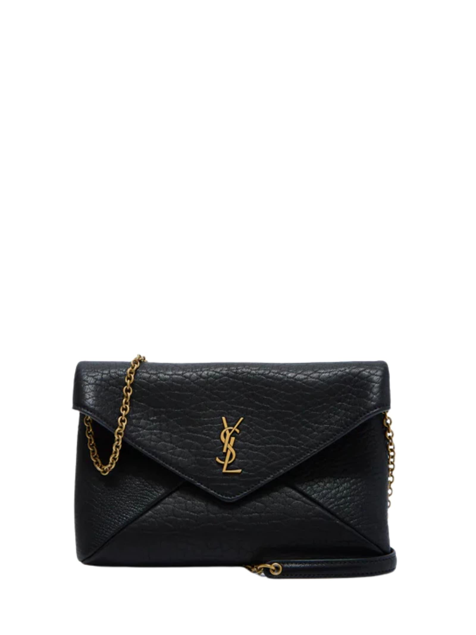 saint laurent cassandre chain clutch bag